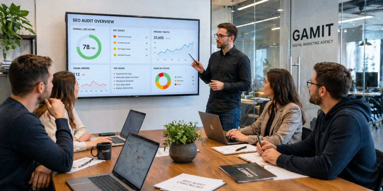 SEO Audit meeting